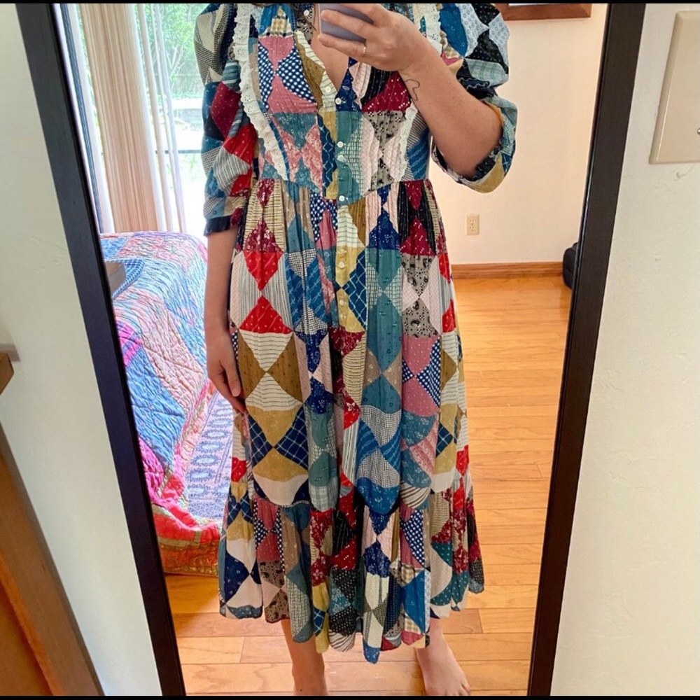 Dôen Darby Patchwork Dress S